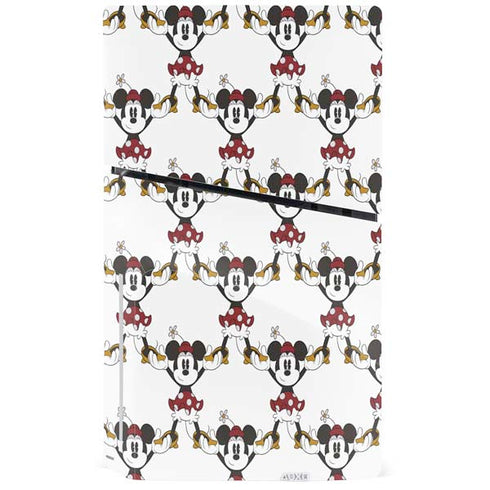 Disney Minnie Mouse Pattern Formation PS5 Slim Disk Console Skin