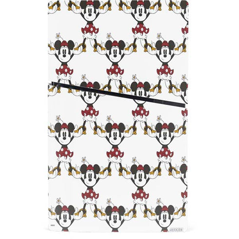 Disney Minnie Mouse Pattern Formation PS5 Slim Digital Edition Bundle Skin