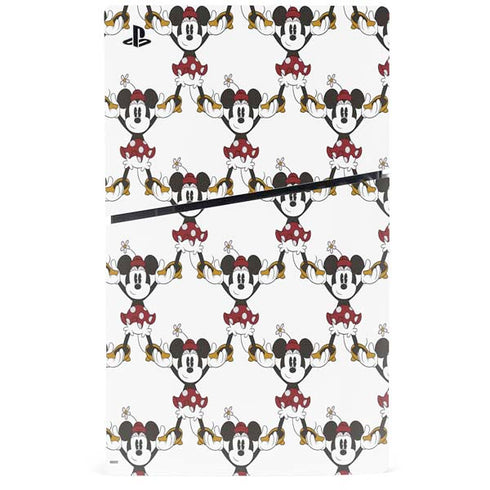 Disney Minnie Mouse Pattern Formation PS5 Slim Digital Edition Console Skin