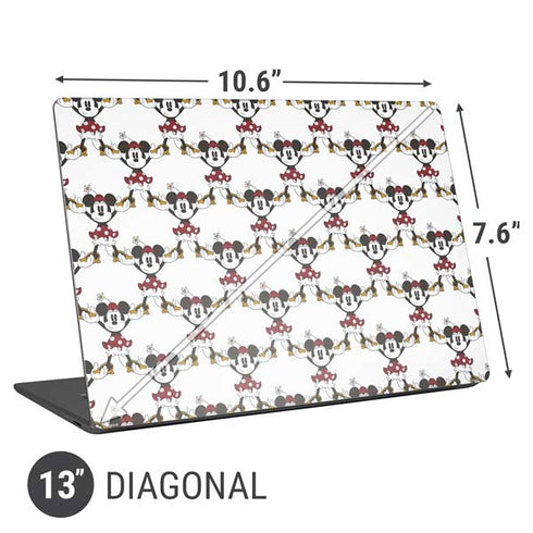 Disney Minnie Mouse Pattern Formation Universal Laptop 13in (10.6 x 7.6in) Skin