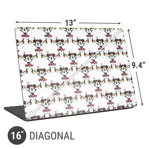 Disney Minnie Mouse Pattern Formation Universal Laptop 16in (13 x 9.4in) Skin