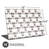 Disney Minnie Mouse Pattern Formation Universal Laptop 16in (13 x 9.4in) Skin