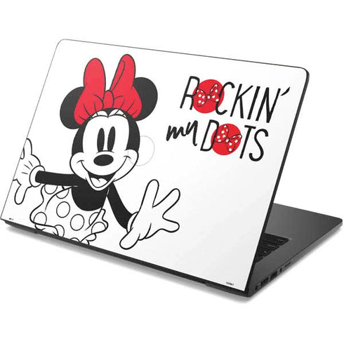 Disney Minnie Mouse Rockin My Dots Dell Chromebook Skin