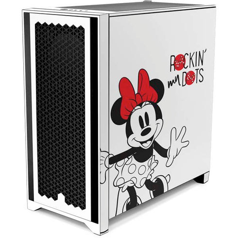 Disney Minnie Mouse Rockin My Dots Corsair 4000D Tempered Glass Mid-Tower ATX Case Skin
