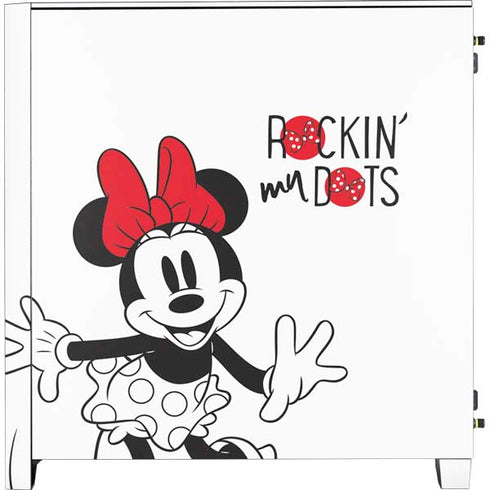 Disney Minnie Mouse Rockin My Dots Corsair 4000D Tempered Glass Mid-Tower ATX Case Skin