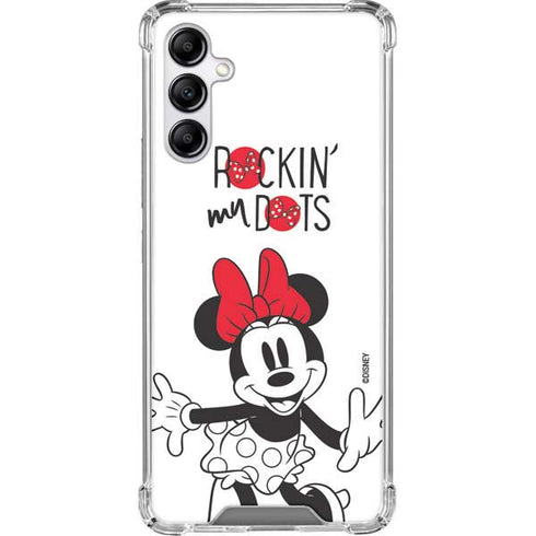 Disney Minnie Mouse Rockin My Dots Galaxy A14 5G Clear Case