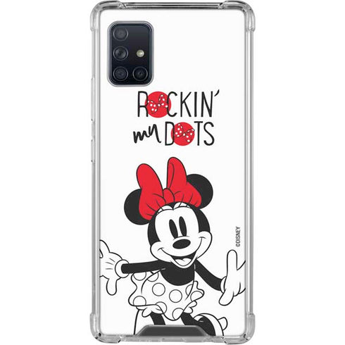 Disney Minnie Mouse Rockin My Dots Galaxy A51 5G Clear Case