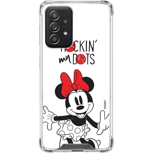 Disney Minnie Mouse Rockin My Dots Galaxy A52 5G Clear Case