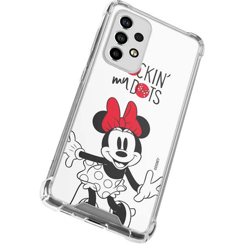 Disney Minnie Mouse Rockin My Dots Galaxy A53 5G Clear Case