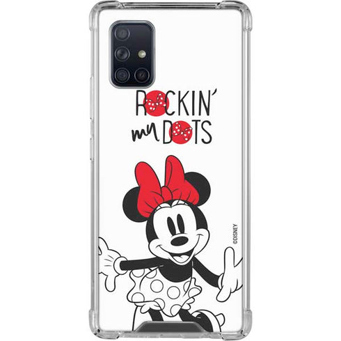 Disney Minnie Mouse Rockin My Dots Galaxy A71 5G Clear Case
