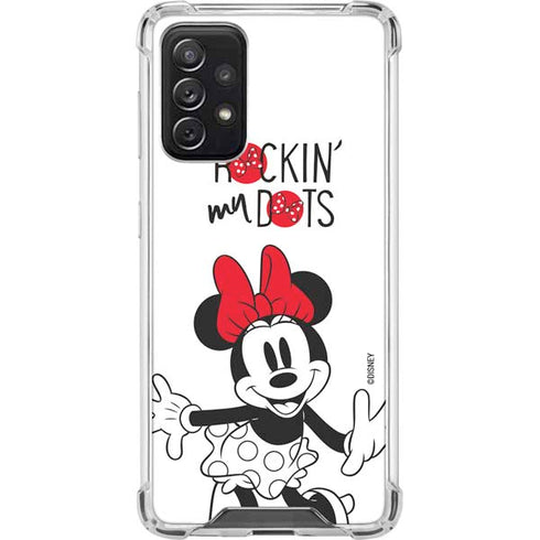 Disney Minnie Mouse Rockin My Dots Galaxy A72 5G Clear Case