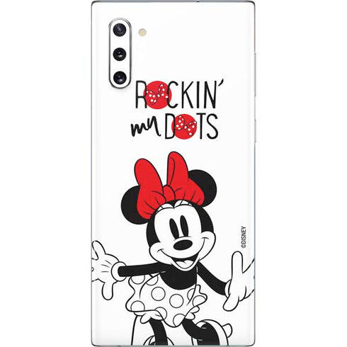Disney Minnie Mouse Rockin My Dots Galaxy Note 10 Skin