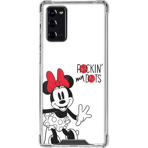 Disney Minnie Mouse Rockin My Dots Galaxy Note20 5G Clear Case