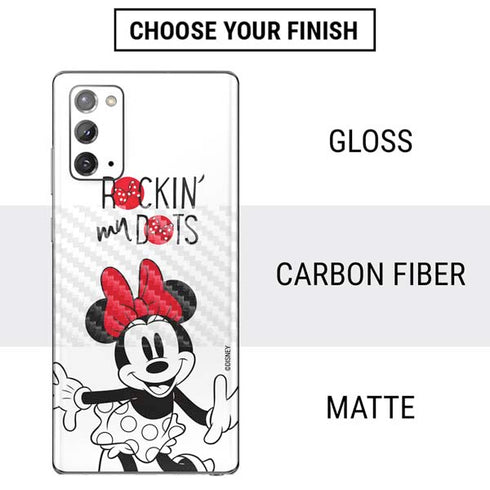 Disney Minnie Mouse Rockin My Dots Galaxy Note20 5G Skin