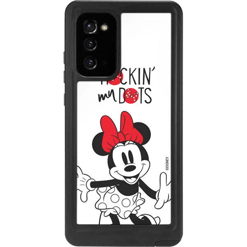 Disney Minnie Mouse Rockin My Dots Galaxy Note20 5G Waterproof Case