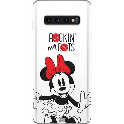 Disney Minnie Mouse Rockin My Dots Galaxy S10 Skin