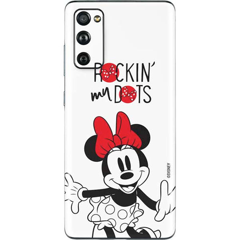 Disney Minnie Mouse Rockin My Dots Galaxy S20 Fan Edition Skin