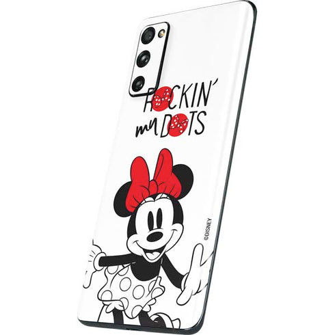 Disney Minnie Mouse Rockin My Dots Galaxy S20 Fan Edition Skin