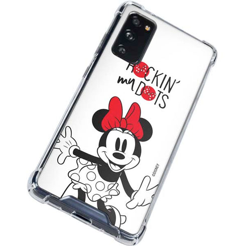 Disney Minnie Mouse Rockin My Dots Galaxy S20 FE Clear Case