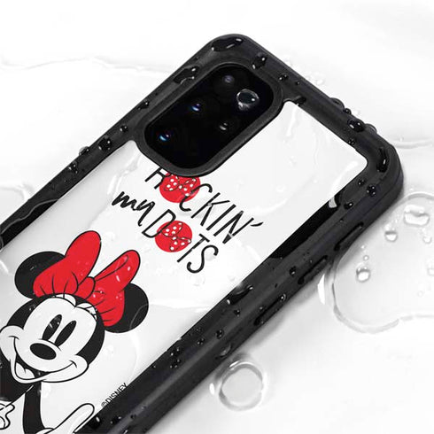 Disney Minnie Mouse Rockin My Dots Galaxy S20 Plus Waterproof Case