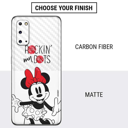 Disney Minnie Mouse Rockin My Dots Galaxy S20 Skin