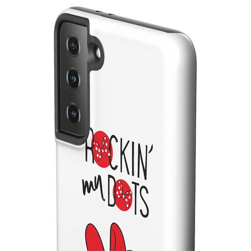 Disney Minnie Mouse Rockin My Dots Galaxy S21 FE Pro Case