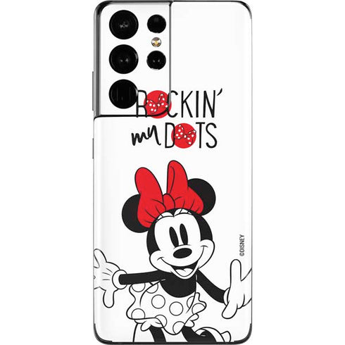 Disney Minnie Mouse Rockin My Dots Galaxy S21 Ultra 5G Skin