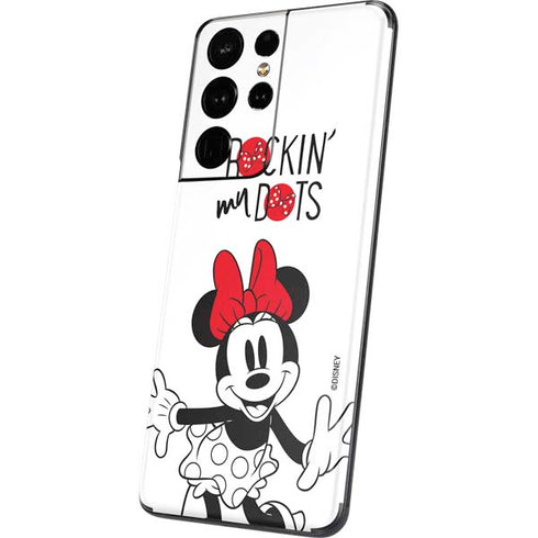 Disney Minnie Mouse Rockin My Dots Galaxy S21 Ultra 5G Skin
