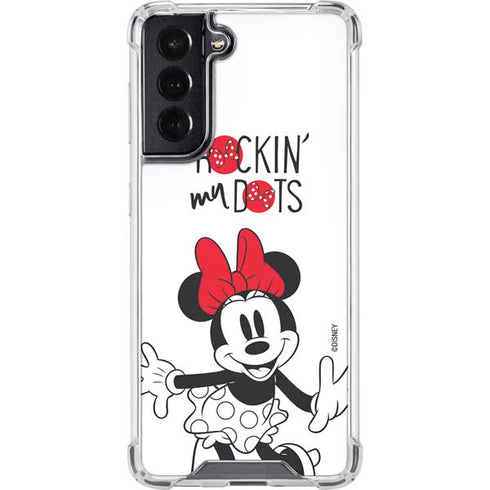 Disney Minnie Mouse Rockin My Dots Galaxy S22 Clear Case