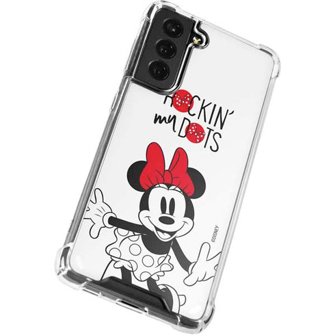 Disney Minnie Mouse Rockin My Dots Galaxy S22 Plus Clear Case