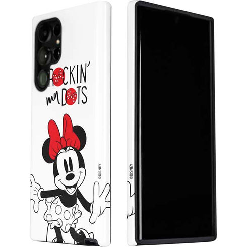 Disney Minnie Mouse Rockin My Dots Galaxy S22 Ultra Pro Case