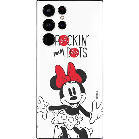 Disney Minnie Mouse Rockin My Dots Galaxy S22 Ultra Skin