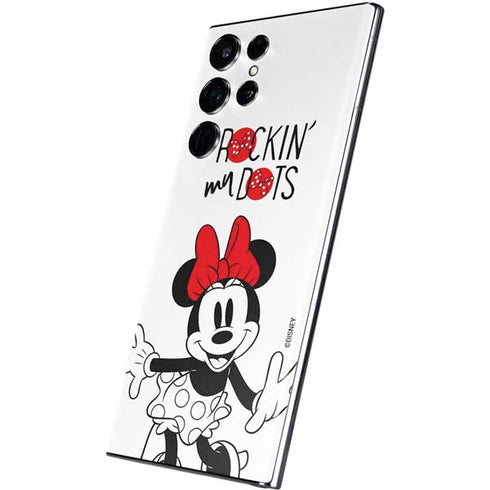 Disney Minnie Mouse Rockin My Dots Galaxy S22 Ultra Skin