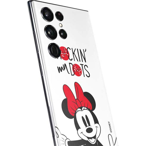 Disney Minnie Mouse Rockin My Dots Galaxy S22 Ultra Skin