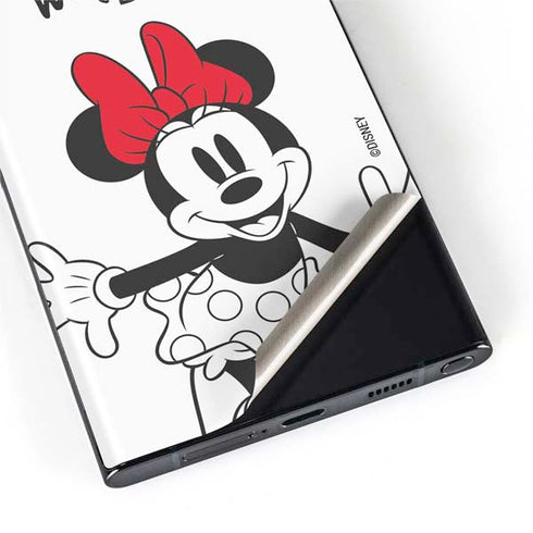 Disney Minnie Mouse Rockin My Dots Galaxy S22 Ultra Skin