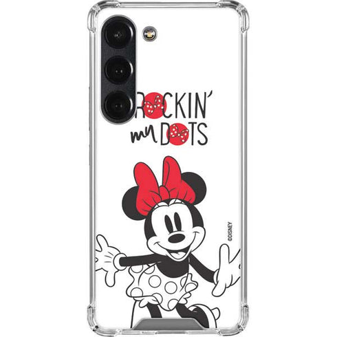 Disney Minnie Mouse Rockin My Dots Galaxy S23 Clear Case