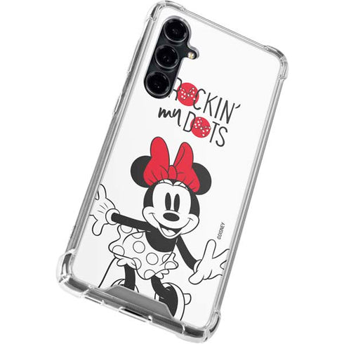 Disney Minnie Mouse Rockin My Dots Galaxy S23 FE Clear Case
