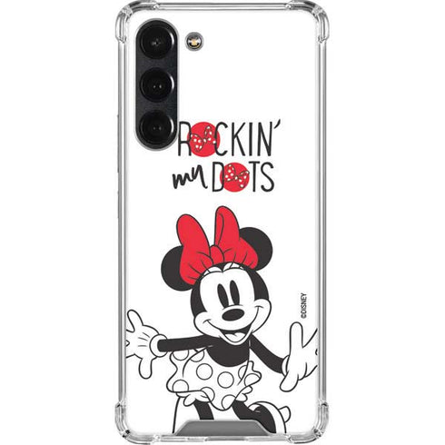 Disney Minnie Mouse Rockin My Dots Galaxy S23 Plus Clear Case
