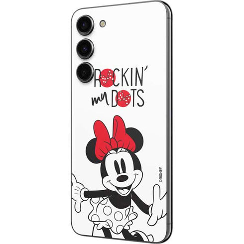 Disney Minnie Mouse Rockin My Dots Galaxy S23 Plus Skin