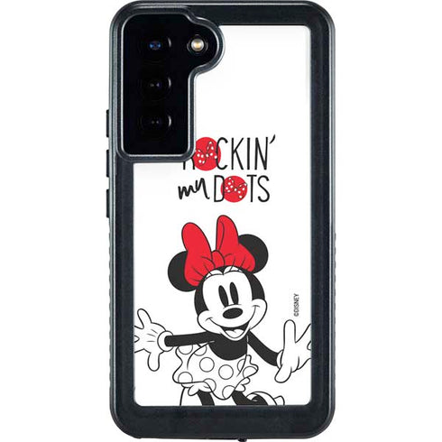 Disney Minnie Mouse Rockin My Dots Galaxy S23 Plus Waterproof Case