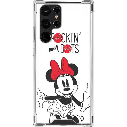 Disney Minnie Mouse Rockin My Dots Galaxy S24 Ultra Clear Case