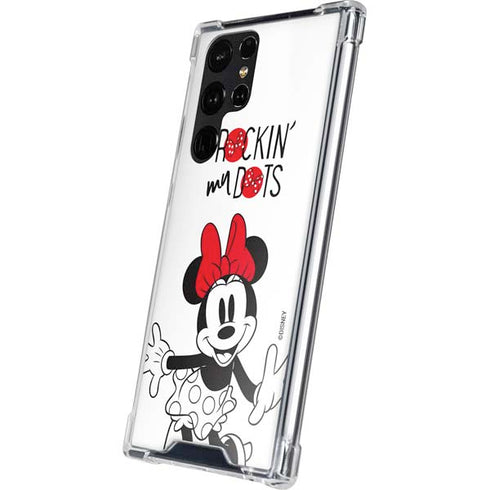 Disney Minnie Mouse Rockin My Dots Galaxy S24 Ultra Clear Case