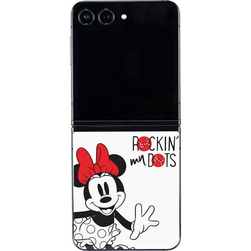 Disney Minnie Mouse Rockin My Dots Galaxy Z Flip5 5G Skin