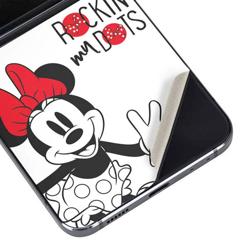 Disney Minnie Mouse Rockin My Dots Galaxy Z Flip5 5G Skin