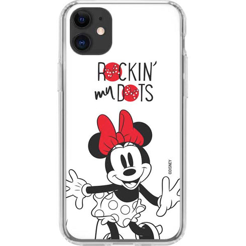 Disney Minnie Mouse Rockin My Dots iPhone 11 Clear Case