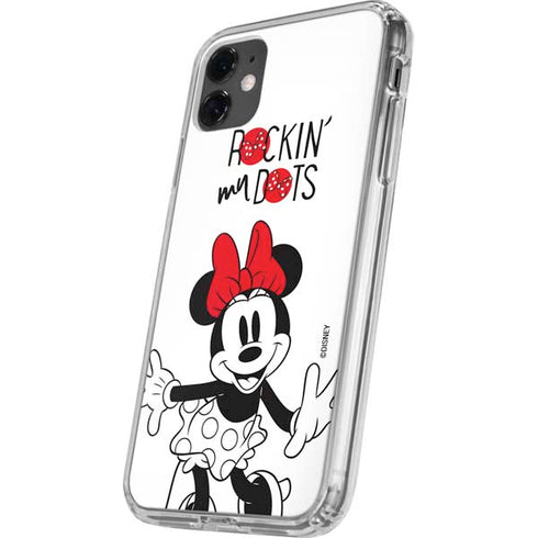 Disney Minnie Mouse Rockin My Dots iPhone 11 Clear Case