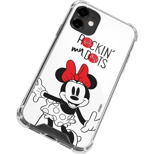 Disney Minnie Mouse Rockin My Dots iPhone 12 Clear Case
