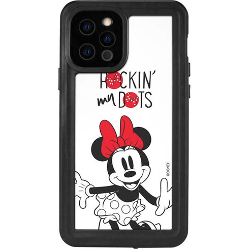 Disney Minnie Mouse Rockin My Dots iPhone 12 Pro Waterproof Case