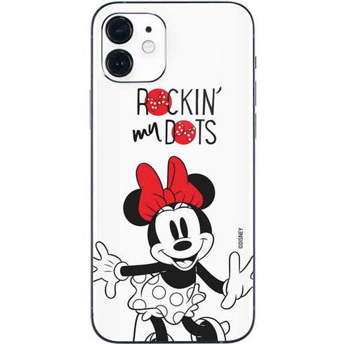 Disney Minnie Mouse Rockin My Dots iPhone 12 Skin