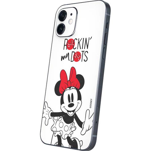 Disney Minnie Mouse Rockin My Dots iPhone 12 Skin